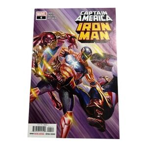 Captain‎ America Iron Man #4 Marvel Comic Book Landy Unzueta Rosenberg